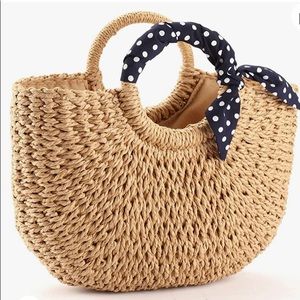 Beach Straw Purse